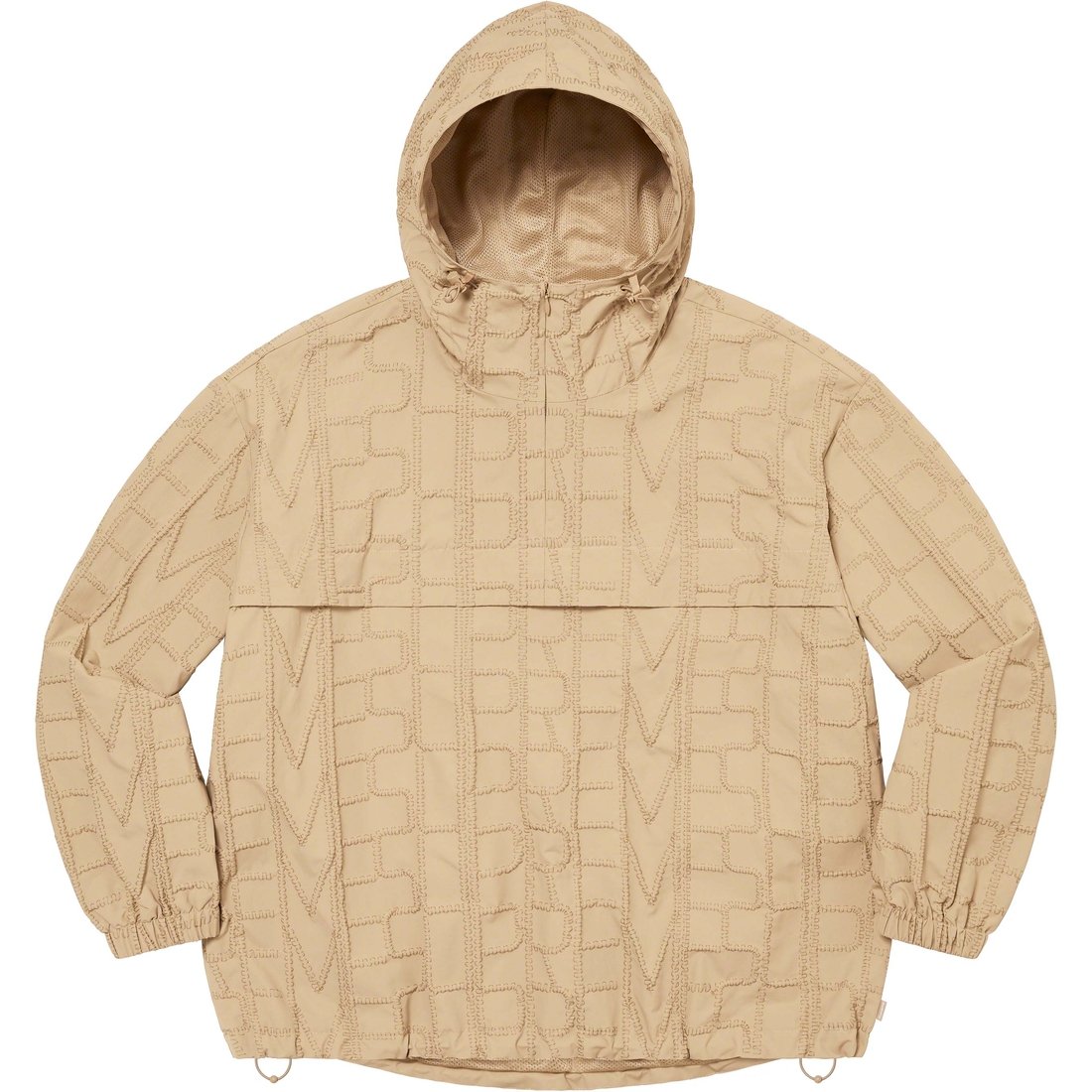 Supreme Repeat Stitch Anorak (SS23) - Tan - $188