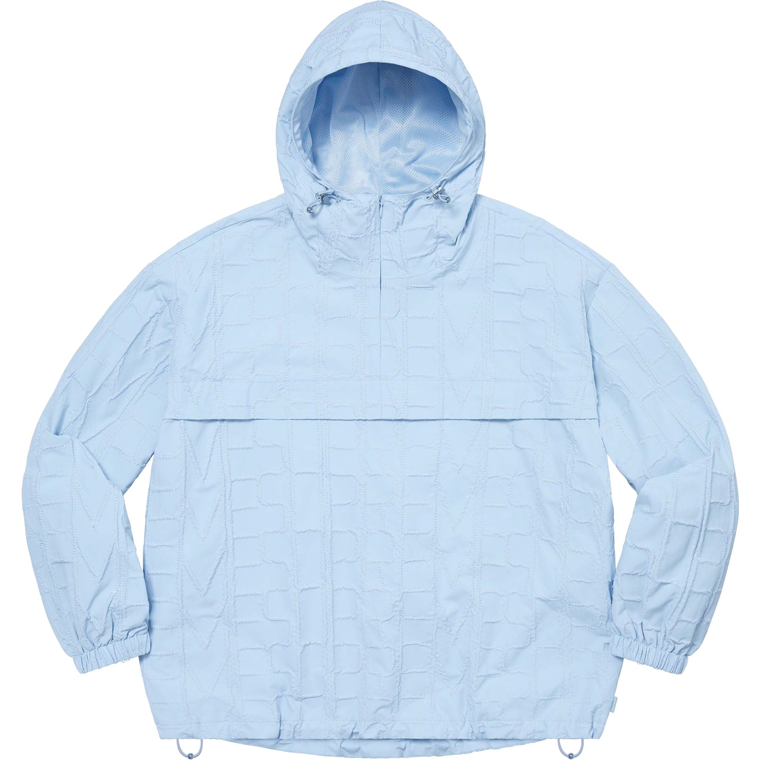 Details on Repeat Stitch Anorak Light Blue from spring summer 2023 (Price is $188)
