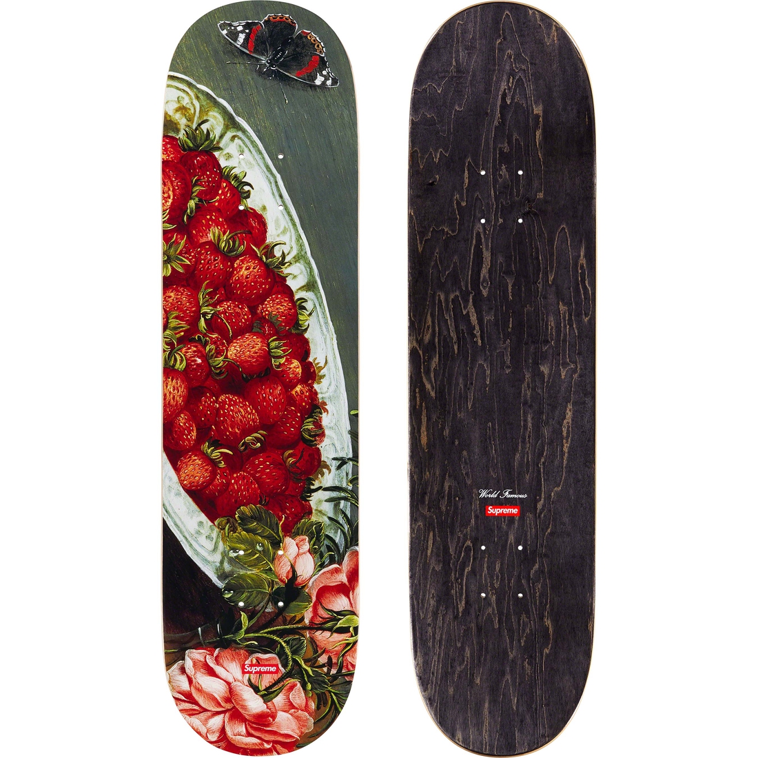 Details on Strawberries Skateboard Multicolor - 8.25" x 32" from spring summer
                                                    2023 (Price is $60)