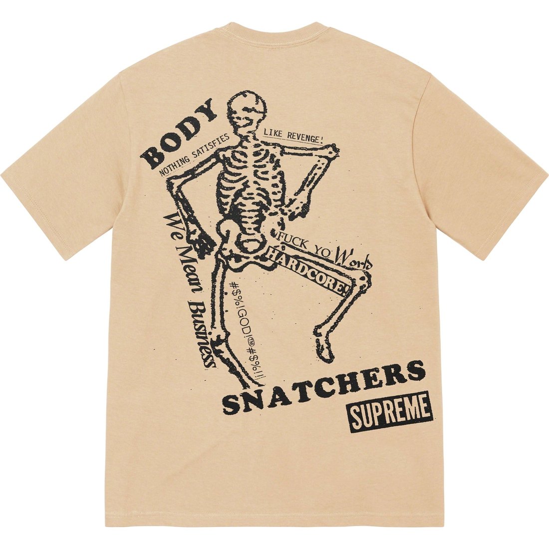 Details on Body Snatchers Tee Khaki from spring summer
                                                    2023 (Price is $40)