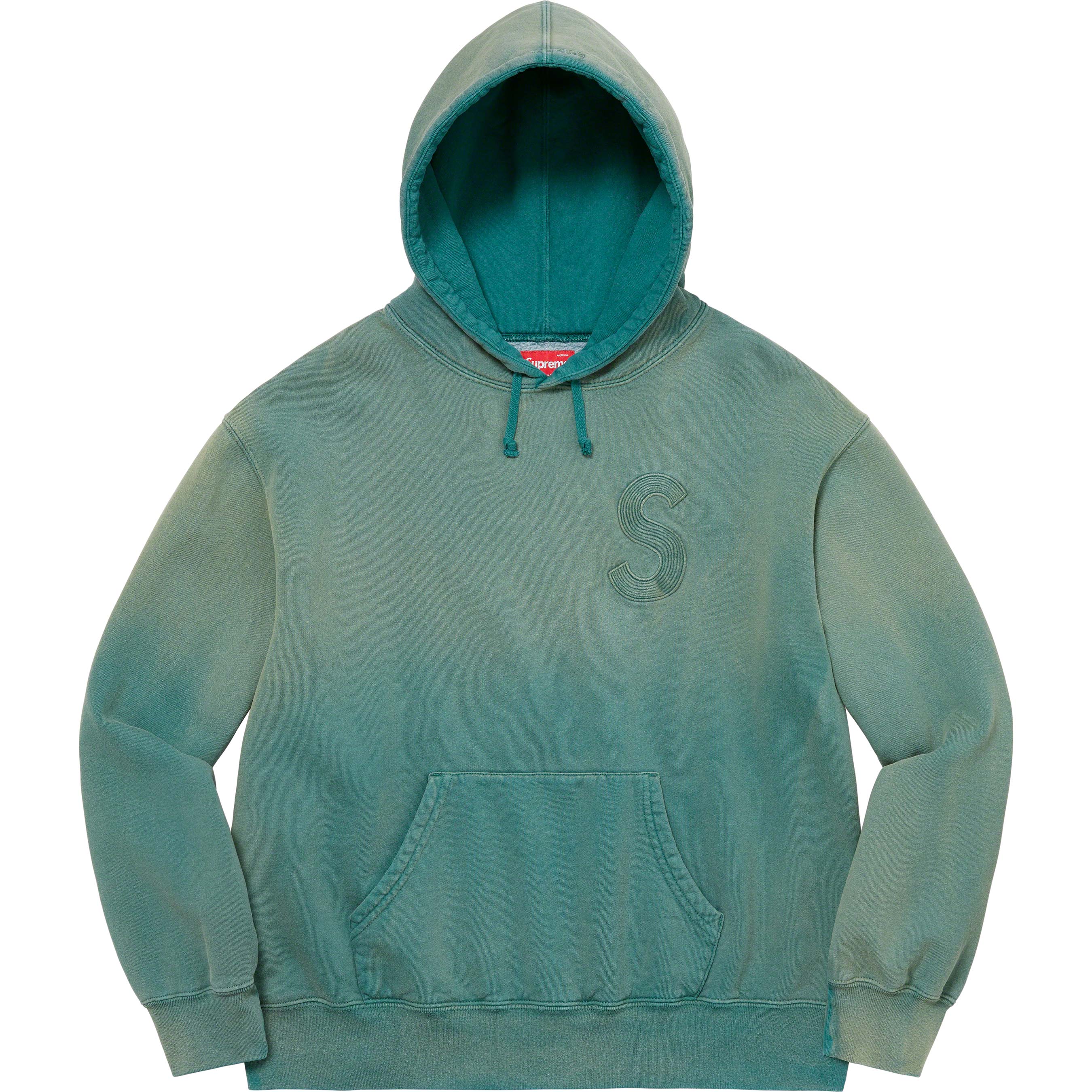 Overdyed S Logo Hooded Sweatshirt - spring summer 2023 - Supreme