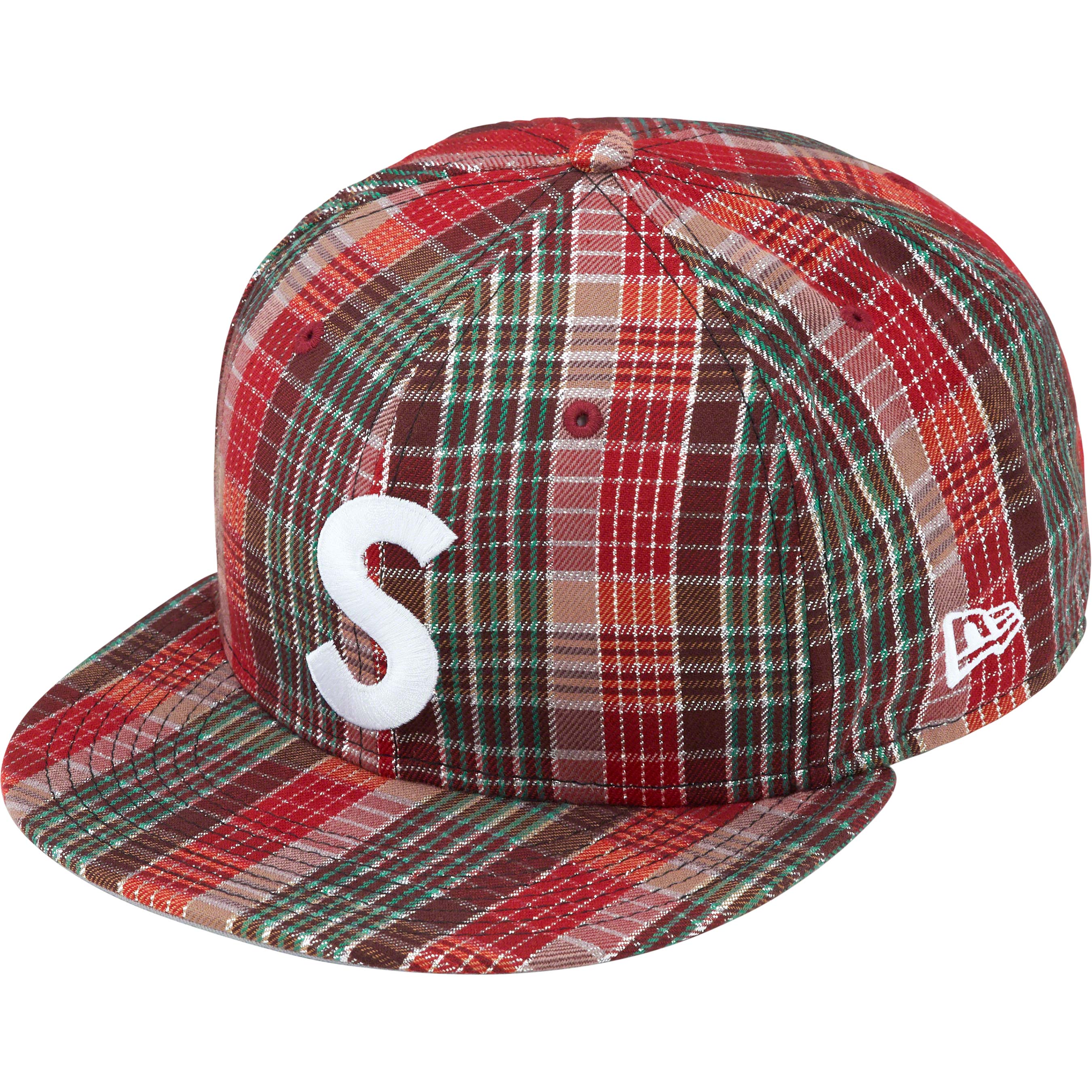 Metallic Plaid S Logo New Era - spring summer 2023 - Supreme