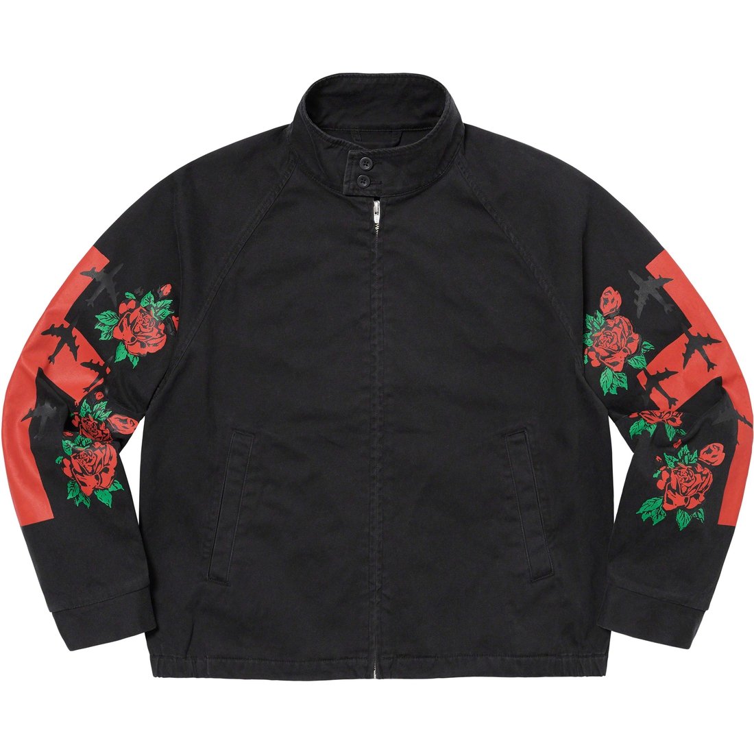 Details on Destruction of Purity Harrington Jacket Black from spring summer
                                                    2023 (Price is $238)