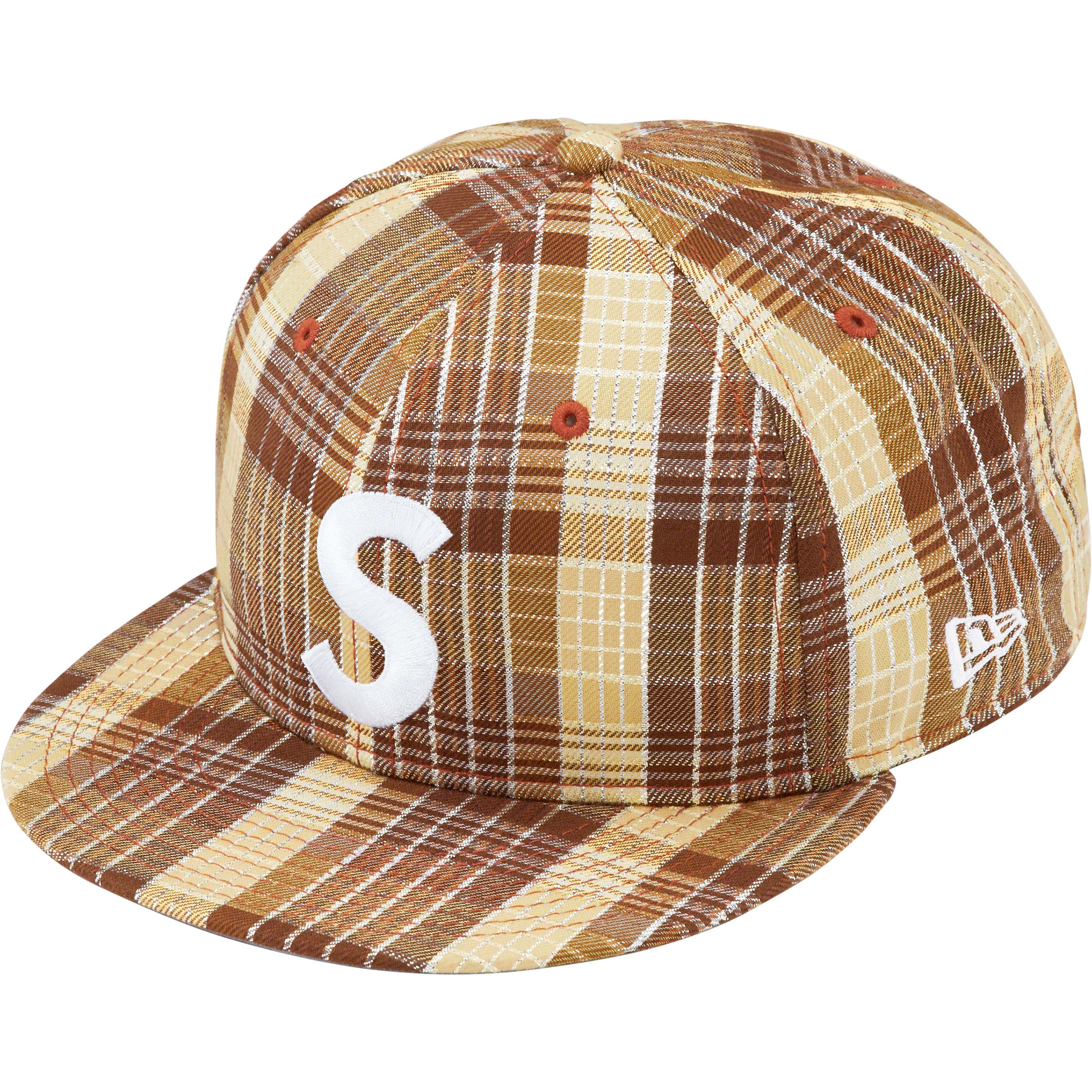 Metallic Plaid S Logo New Era - spring summer 2023 - Supreme