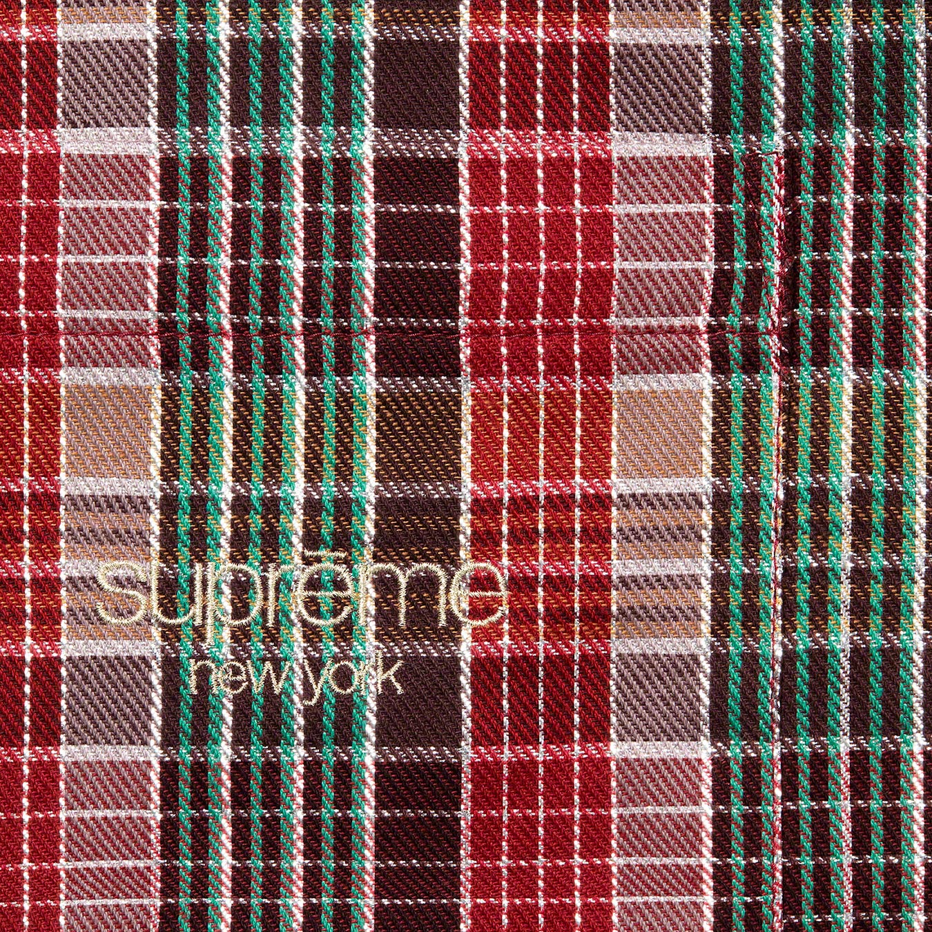 Metallic Plaid S S Shirt - spring summer 2023 - Supreme