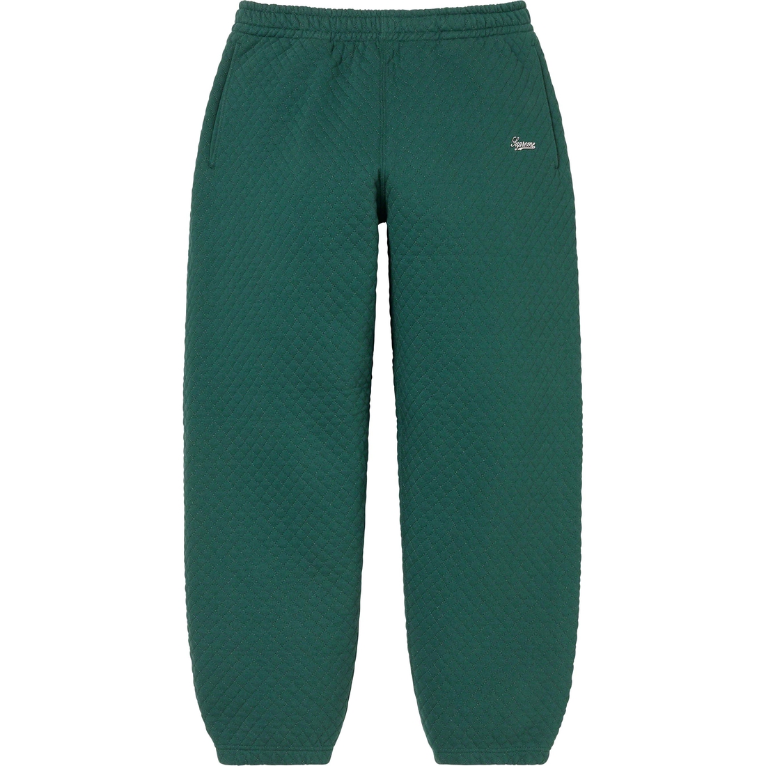 Details on Micro Quilted Sweatpant Dark Pine from spring summer
                                                    2023 (Price is $168)