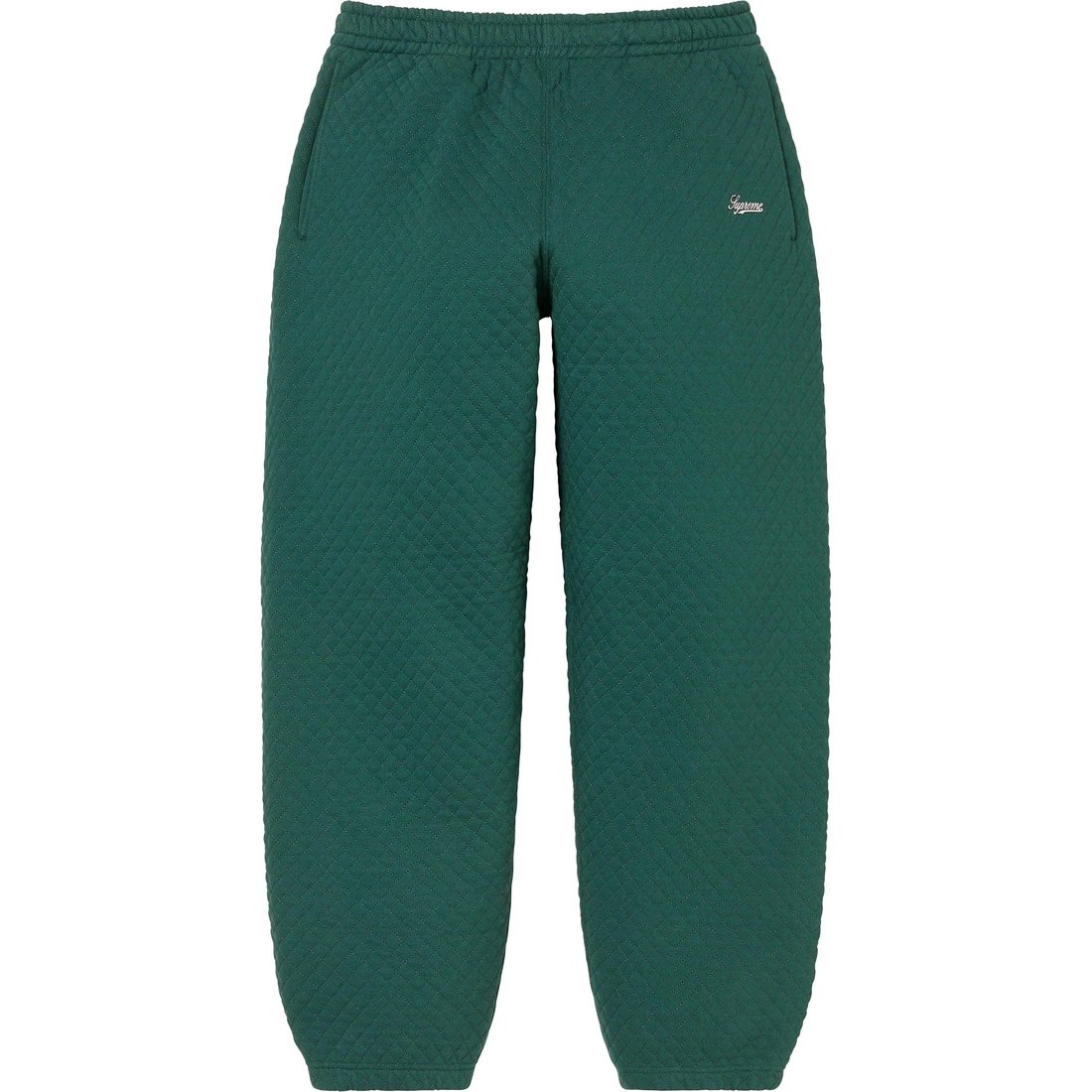 Details on Micro Quilted Sweatpant Dark Pine from spring summer
                                                    2023 (Price is $168)