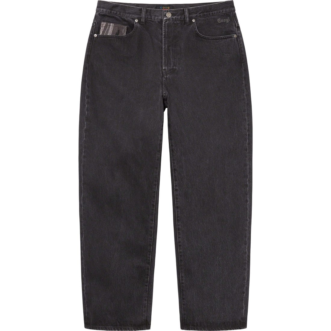 Supreme Supreme Coogi Baggy Jean (SS23) - Black - $198