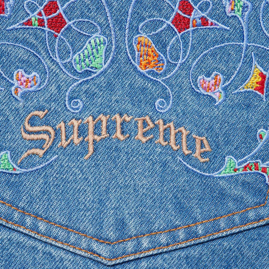 Details on Supreme Coogi Baggy Jean Blue from spring summer
                                                    2023 (Price is $198)