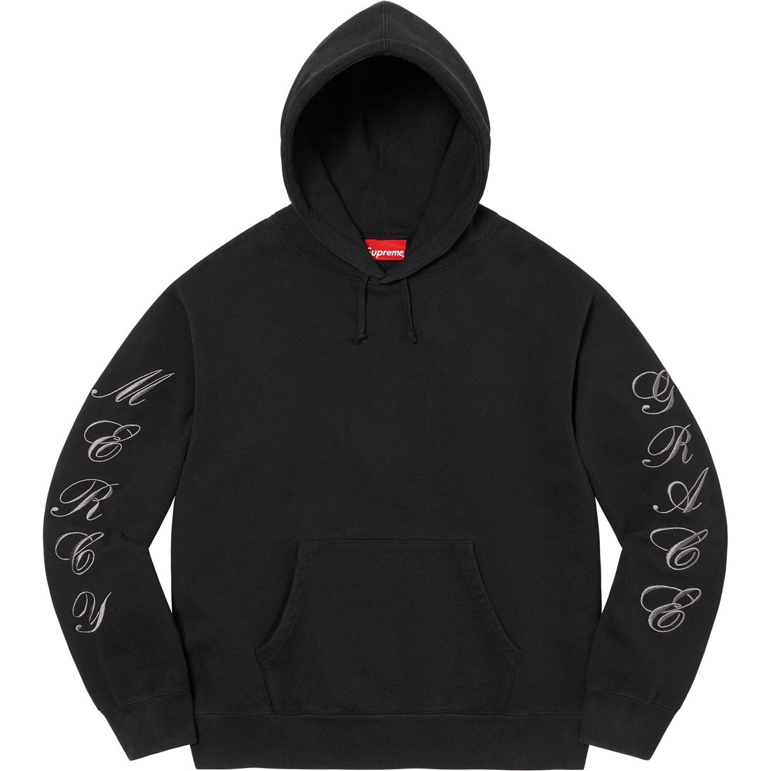 Details on Patches Spiral Hooded Sweatshirt Black from spring summer
                                                    2023 (Price is $178)