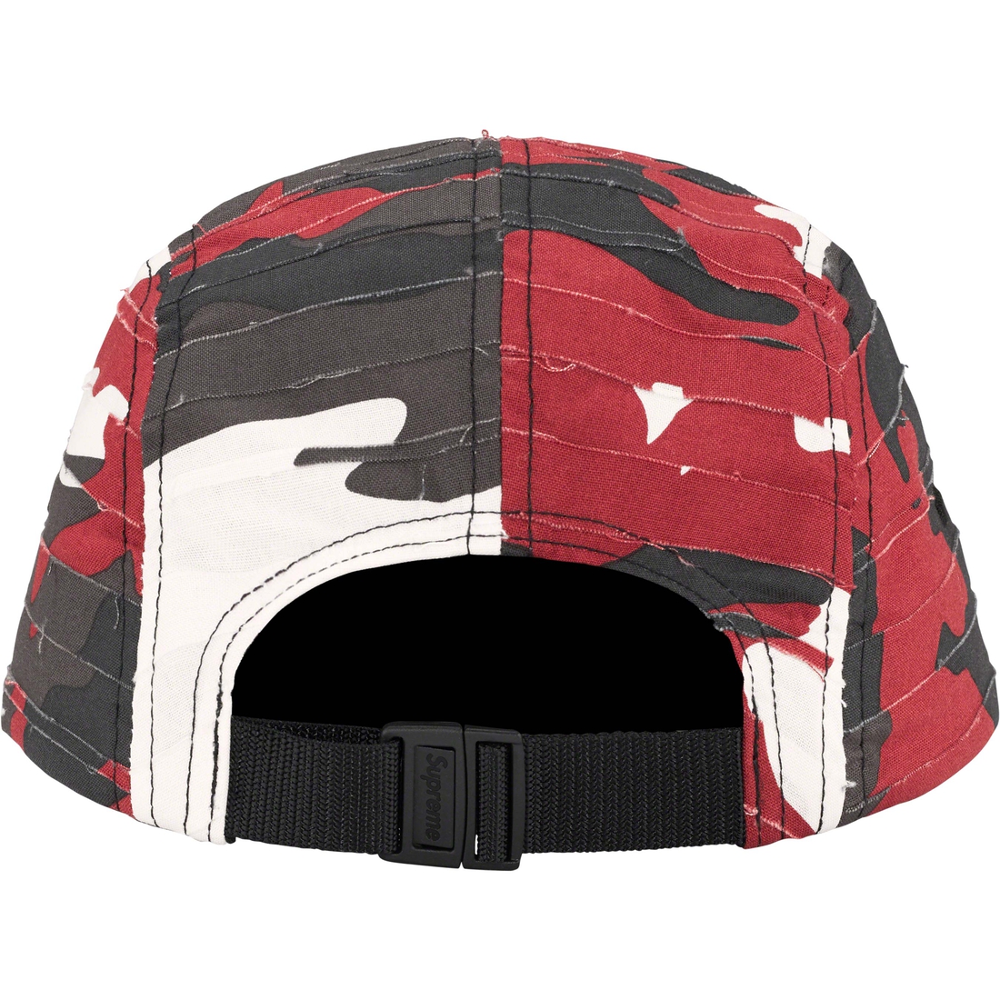 Details on Layered Camo Camp Cap Red from spring summer
                                                    2023 (Price is $54)