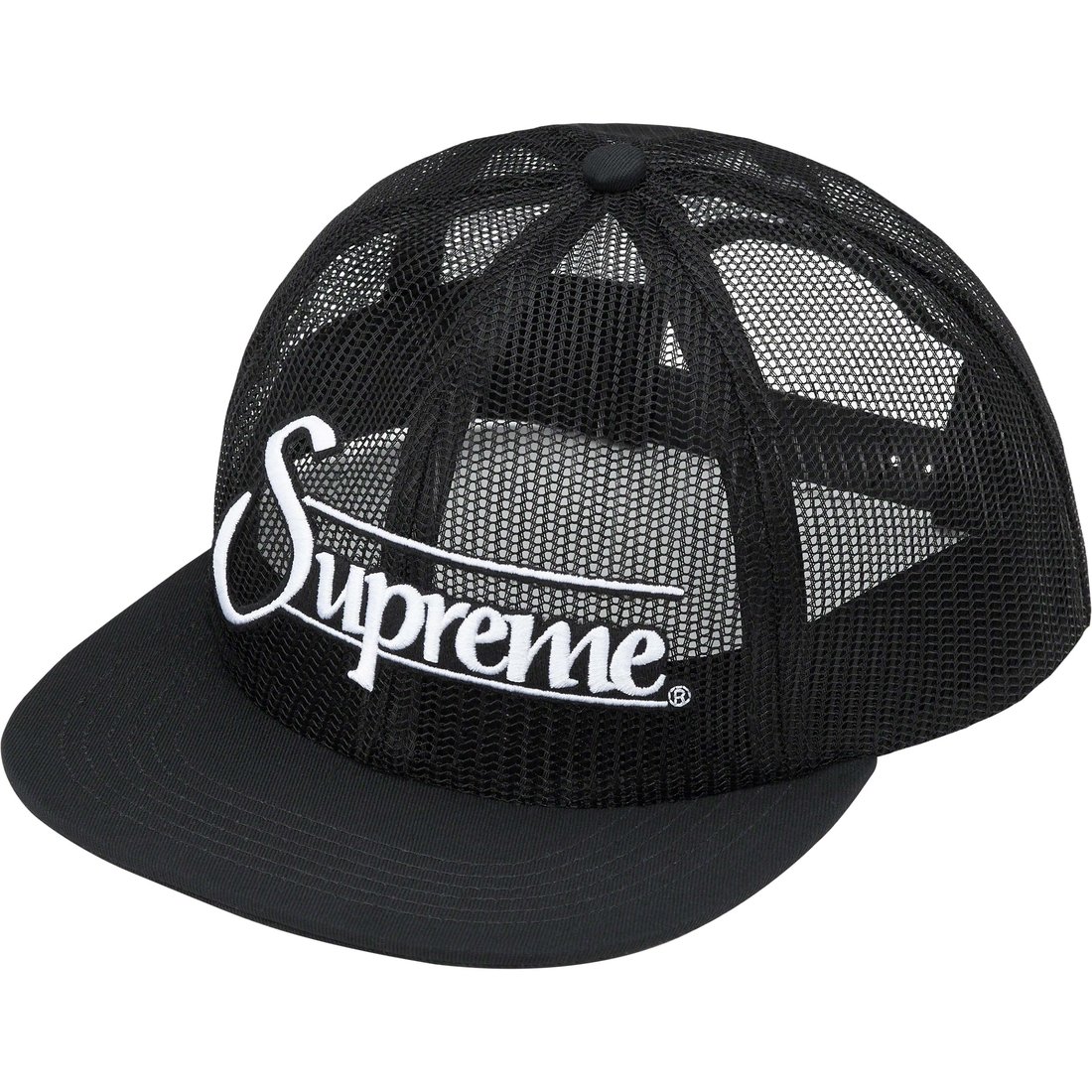 Details on Mesh 6-Panel Black from spring summer
                                                    2023 (Price is $48)