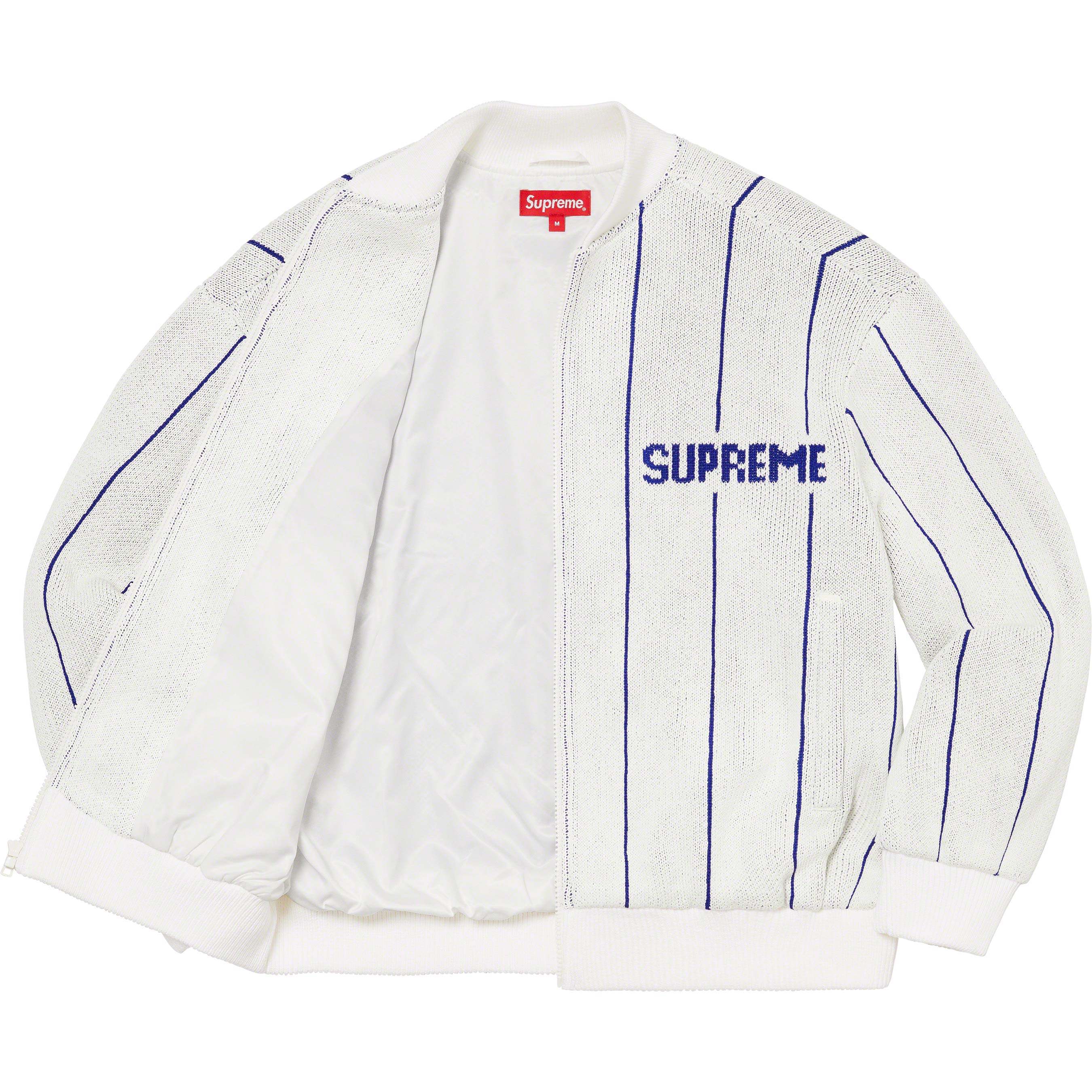 国産好評 Supreme SUPREME Pinstripe Half Zip Polo の通販 by ラオウ｜シュプリームならラクマ 