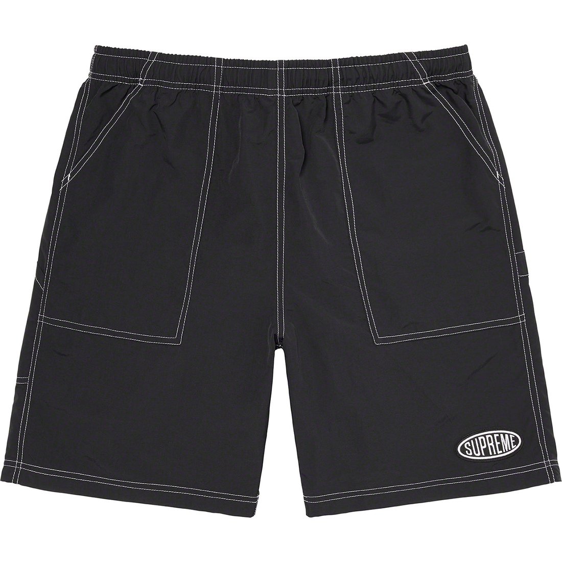 Details on Nylon Painter Short Black from spring summer
                                                    2023 (Price is $110)