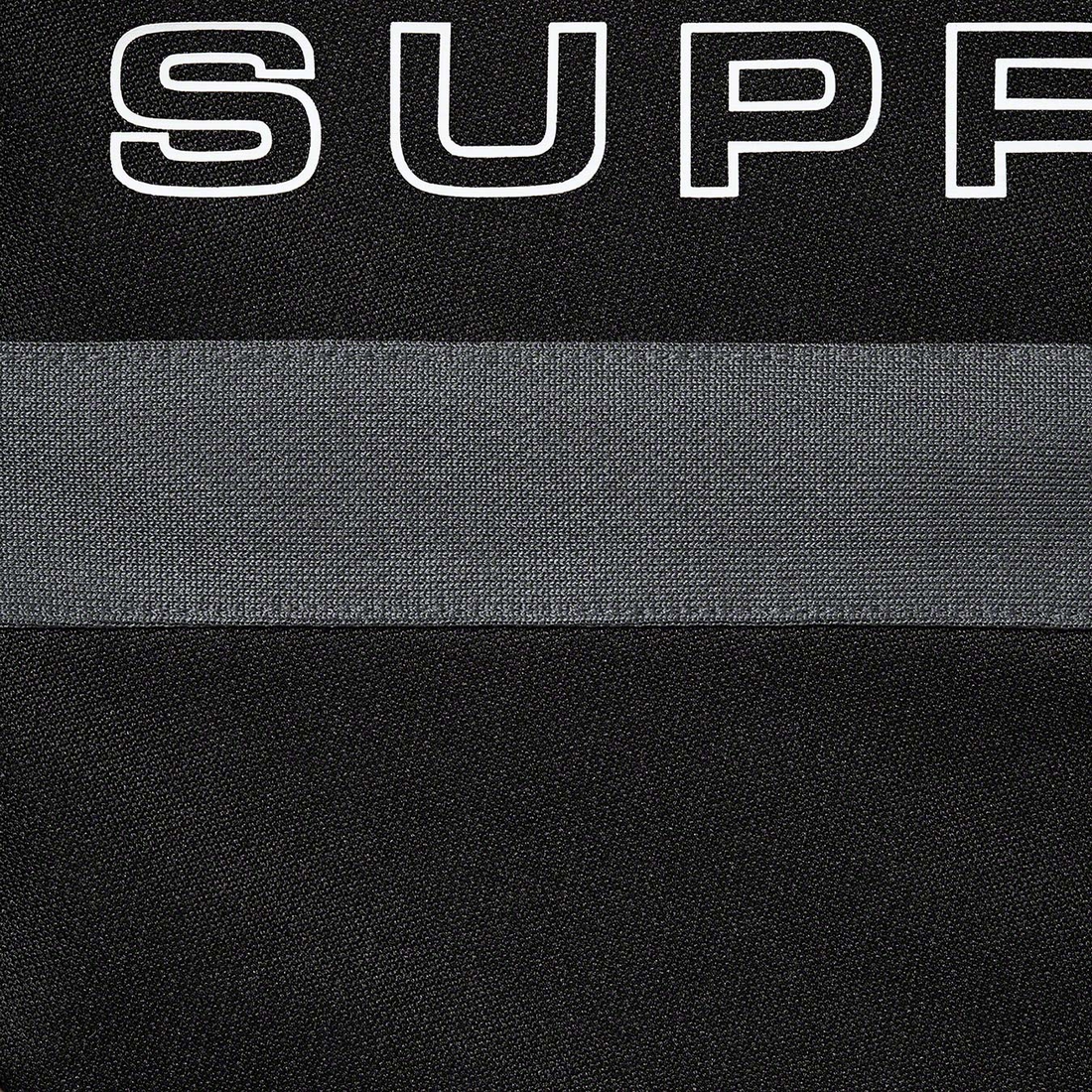 Details on Supreme Umbro Snap Sleeve Jacket Black from spring summer 2023 (Price is $188)