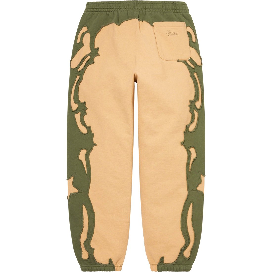 Details on Western Cut Out Sweatpant Dark Tan from spring summer 2023 (Price is $168)