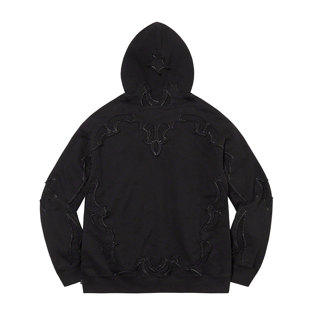 Details on Western Cut Out Hooded Sweatshirt Black from spring summer
                                                    2023 (Price is $178)