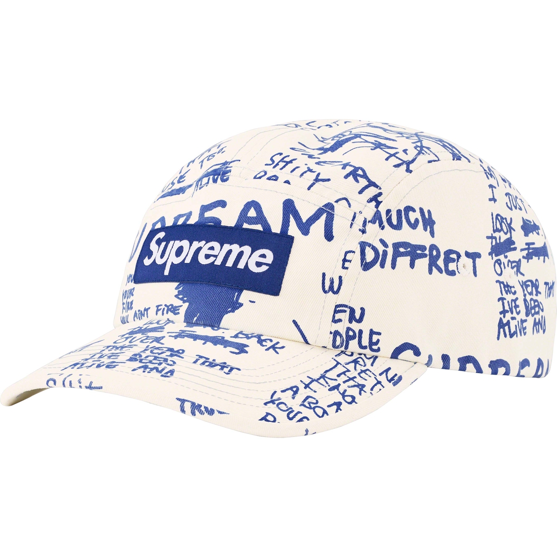 Details on Gonz Poems Camp Cap White from spring summer
                                                    2023 (Price is $48)