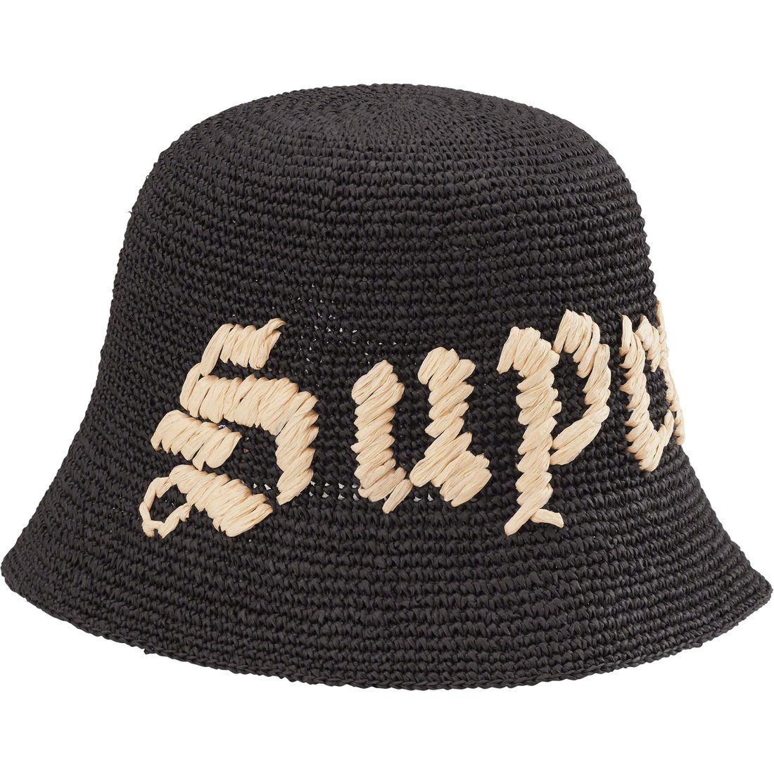 まとめ買い歓迎 Supreme 大幅にプライスダウン Old Supreme 黒 Old English Crusher Straw