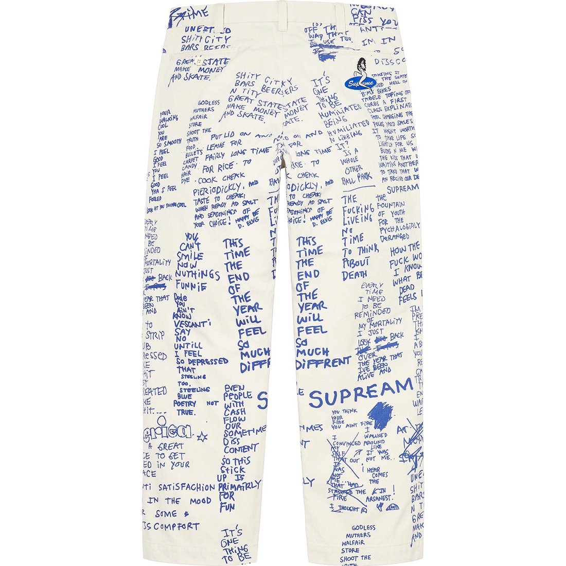 Details on Gonz Poems Chino Pant Stone from spring summer 2023 (Price is $168)