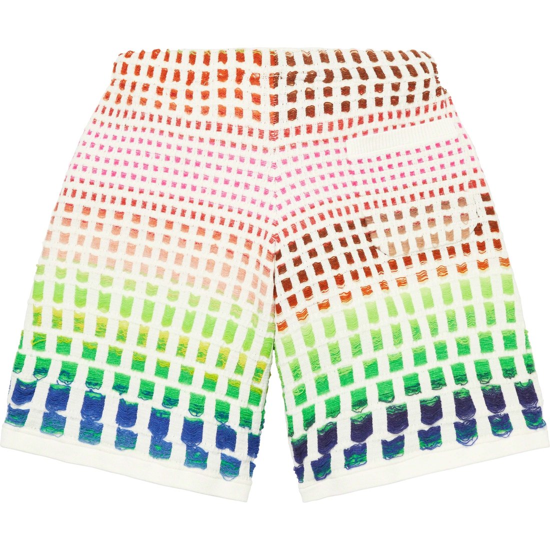 Details on Gradient Grid Knit Short Natural from spring summer
                                                    2023 (Price is $138)