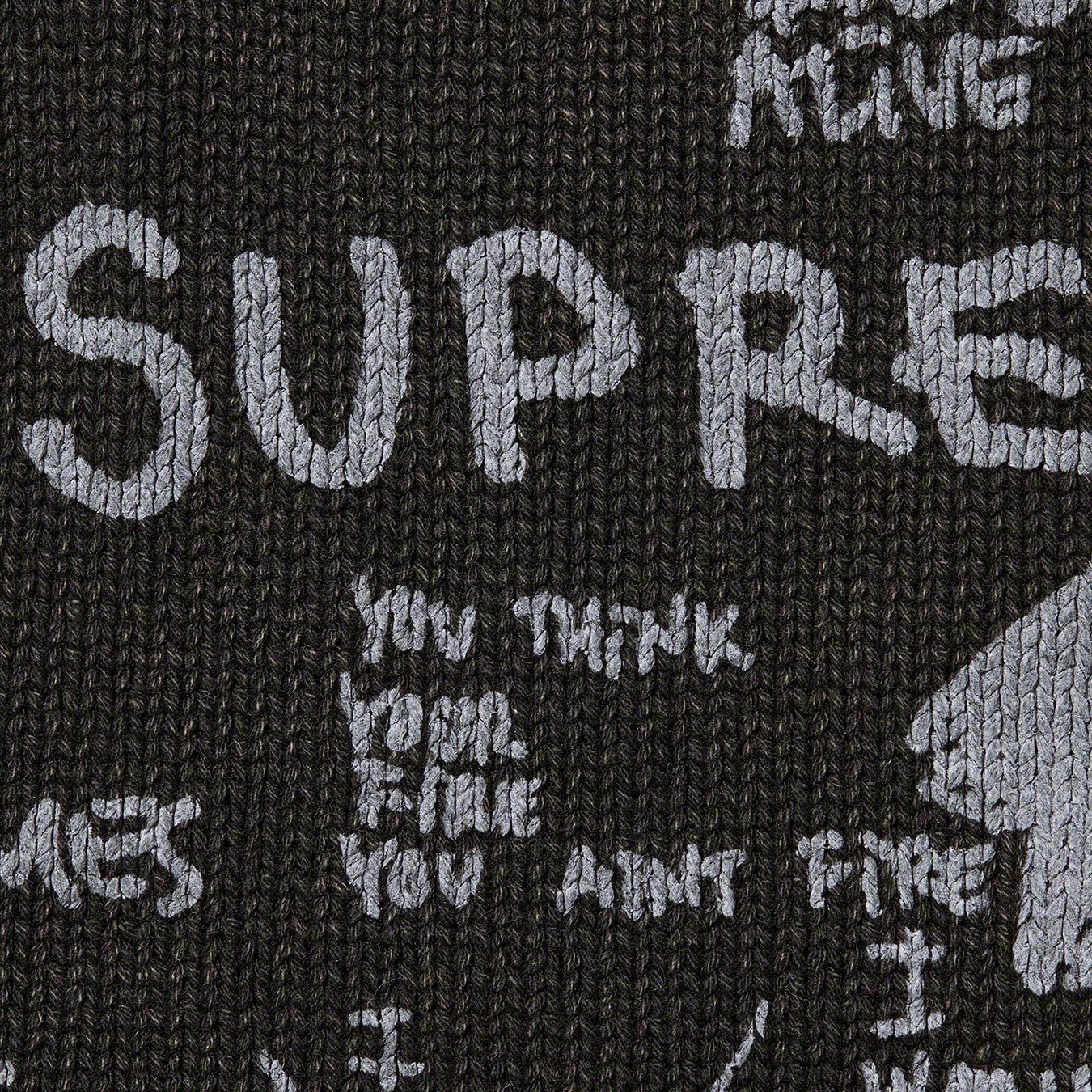 Gonz Poems Sweater - spring summer 2023 - Supreme