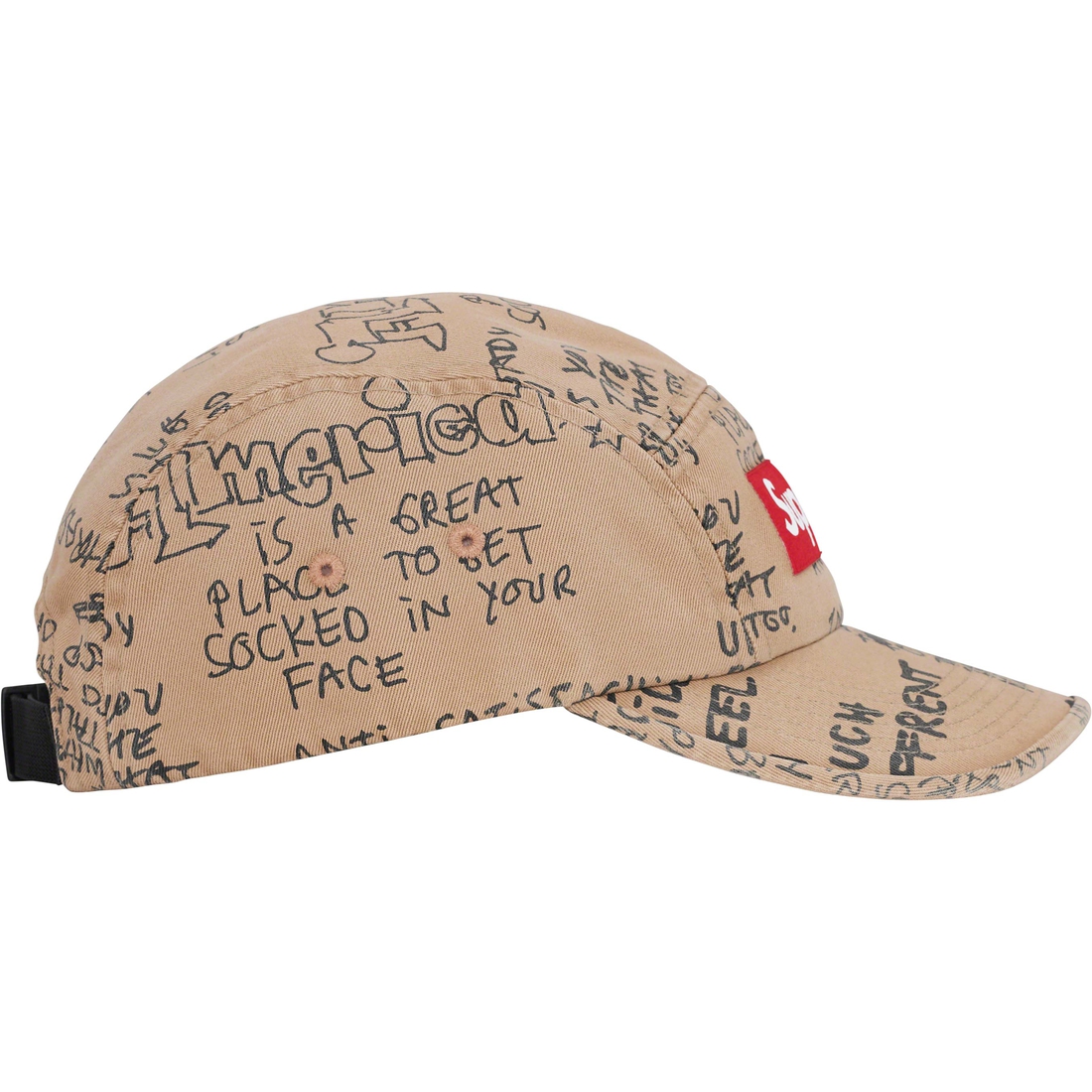 Details on Gonz Poems Camp Cap Khaki from spring summer
                                                    2023 (Price is $48)