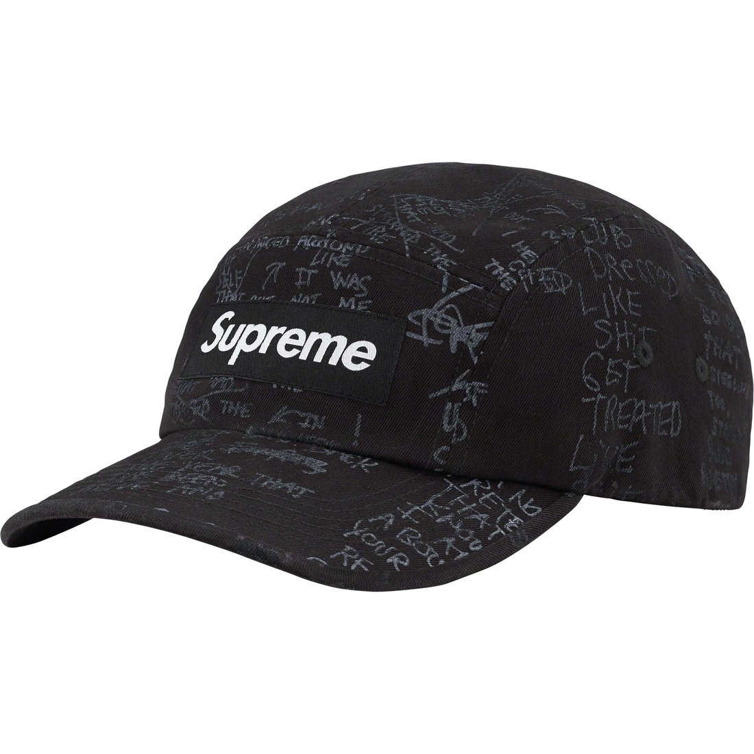 Details on Gonz Poems Camp Cap Black from spring summer
                                                    2023 (Price is $48)