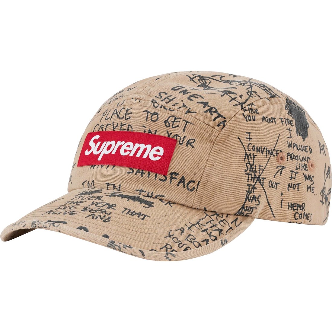 Details on Gonz Poems Camp Cap Khaki from spring summer 2023 (Price is $48)