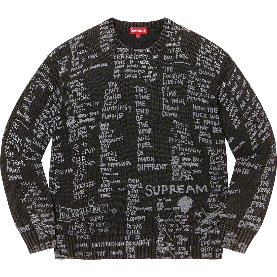 Details on Gonz Poems Sweater Black from spring summer
                                                    2023 (Price is $168)