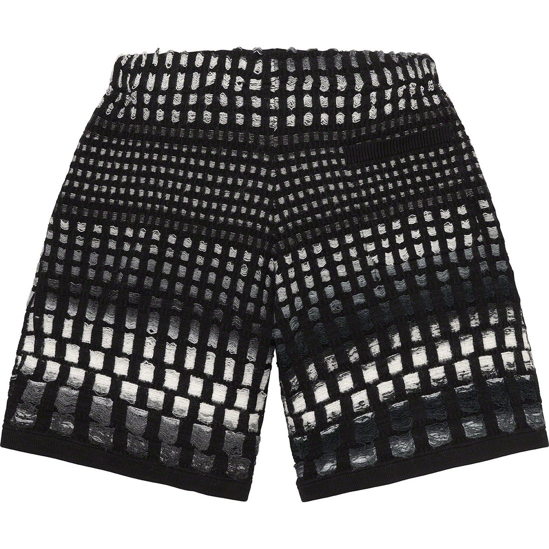 Details on Gradient Grid Knit Short Black from spring summer 2023 (Price is $138)