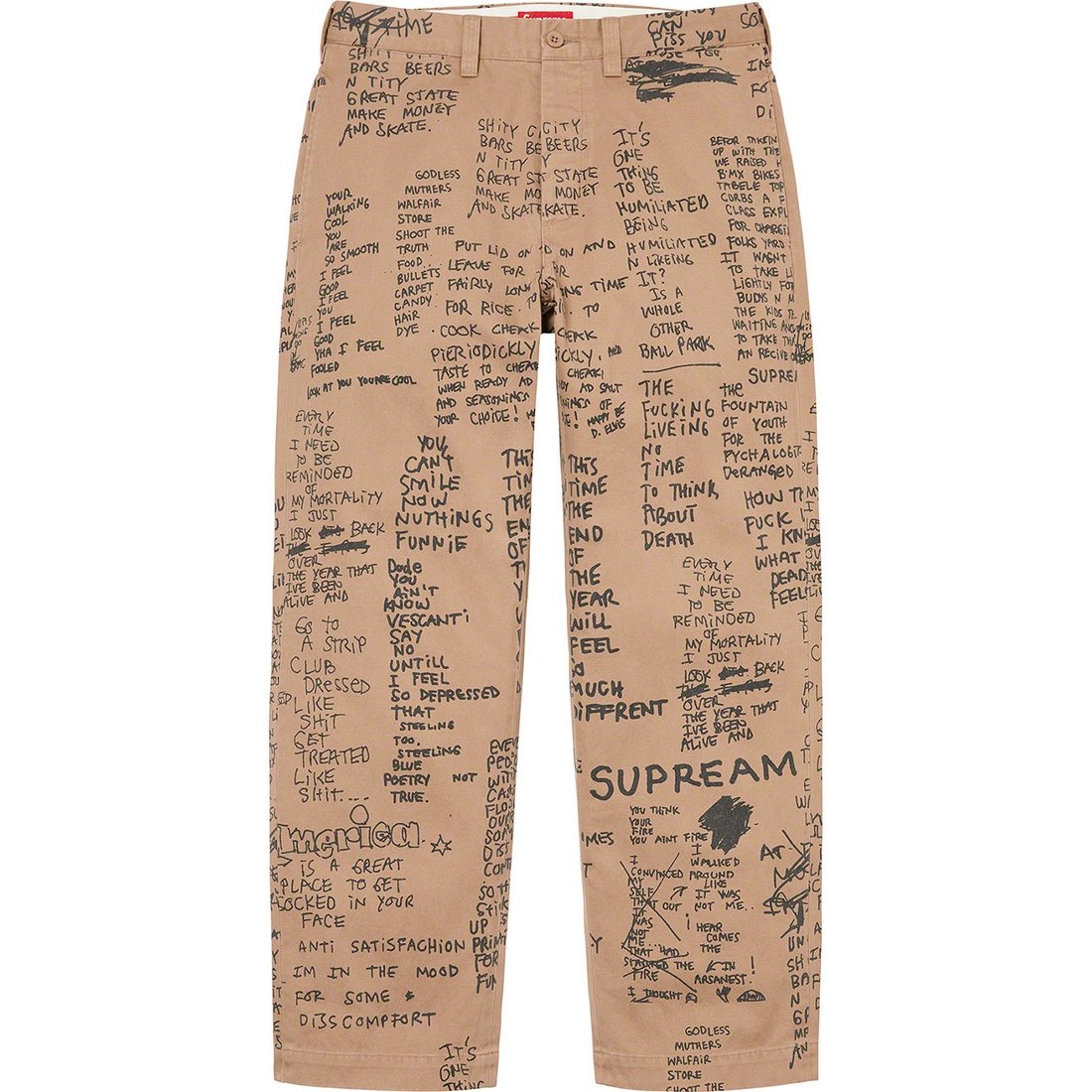 Details on Gonz Poems Chino Pant Khaki from spring summer
                                                    2023 (Price is $168)