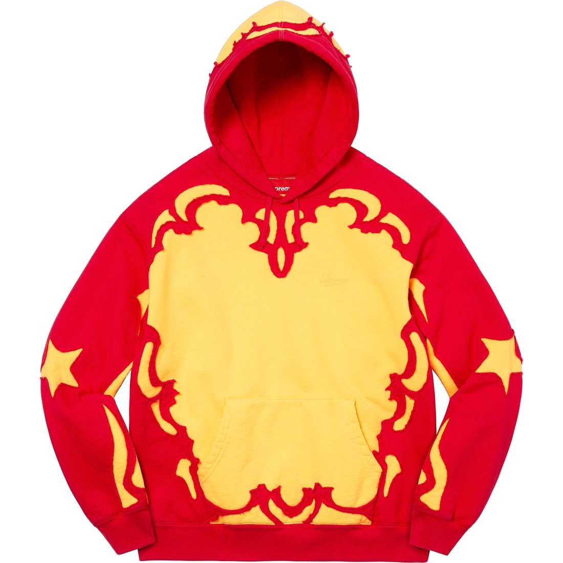 Details on Western Cut Out Hooded Sweatshirt Gold from spring summer
                                                    2023 (Price is $178)