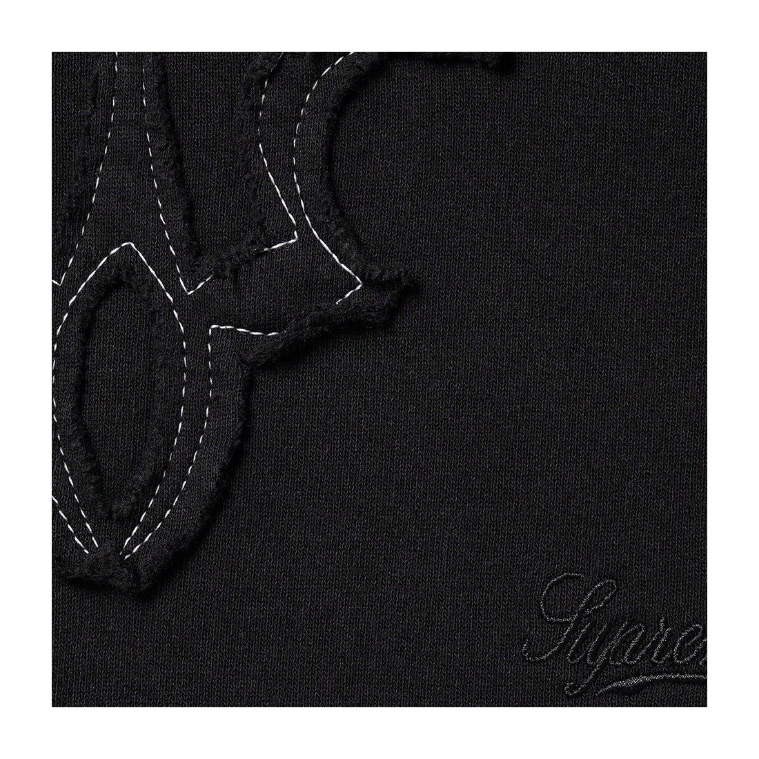 Details on Western Cut Out Hooded Sweatshirt Black from spring summer
                                                    2023 (Price is $178)