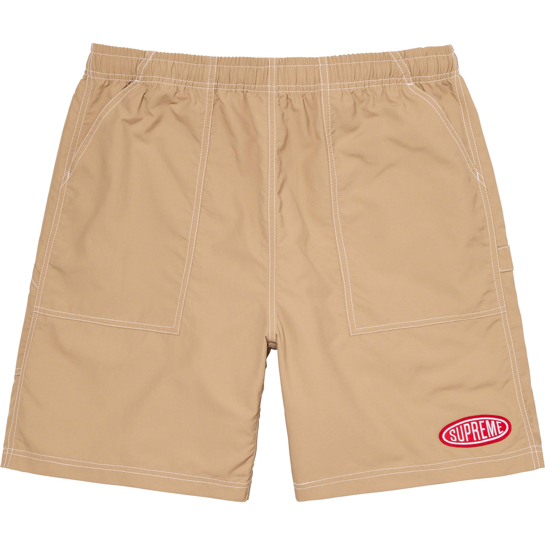 Details on Nylon Painter Short Tan from spring summer
                                                    2023 (Price is $110)