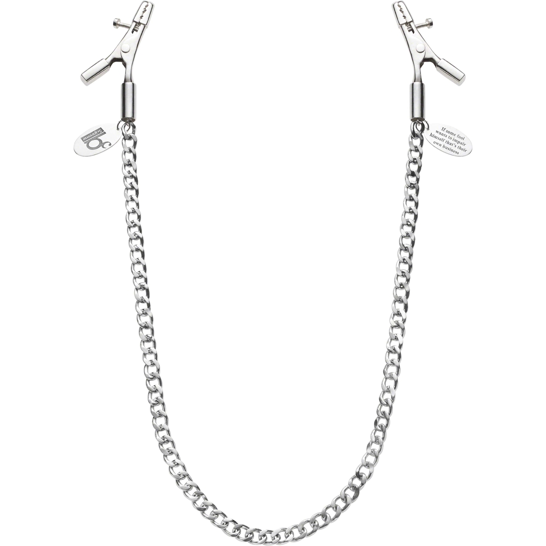 Details on Supreme Bernadette Corporation Nipple Clamps Silver from spring summer
                                                    2023 (Price is $368)