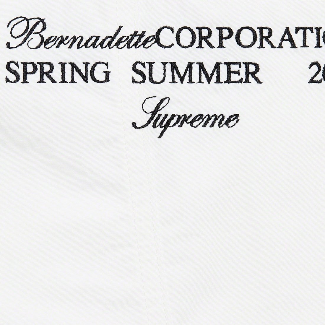 Details on Supreme Bernadette Corporation Track Pant White from spring summer
                                                    2023 (Price is $158)