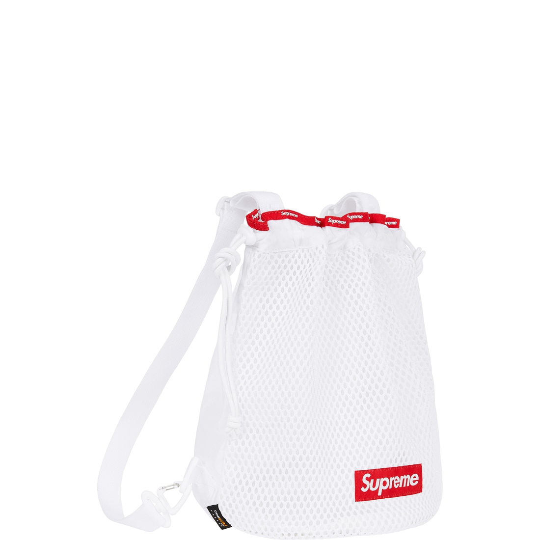 Details on Mesh Small Backpack White from spring summer
                                                    2023 (Price is $78)