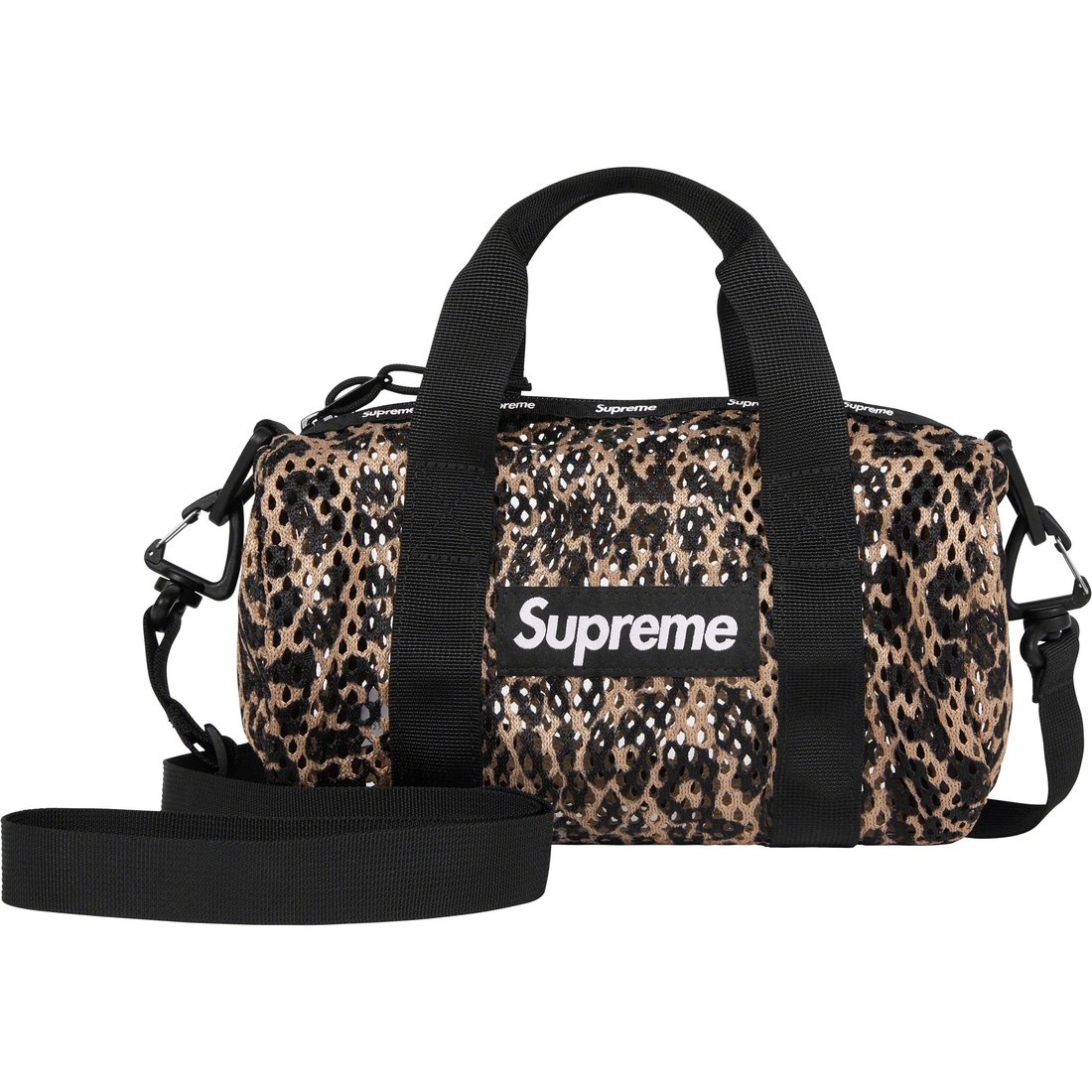 supreme mini duffle bag size