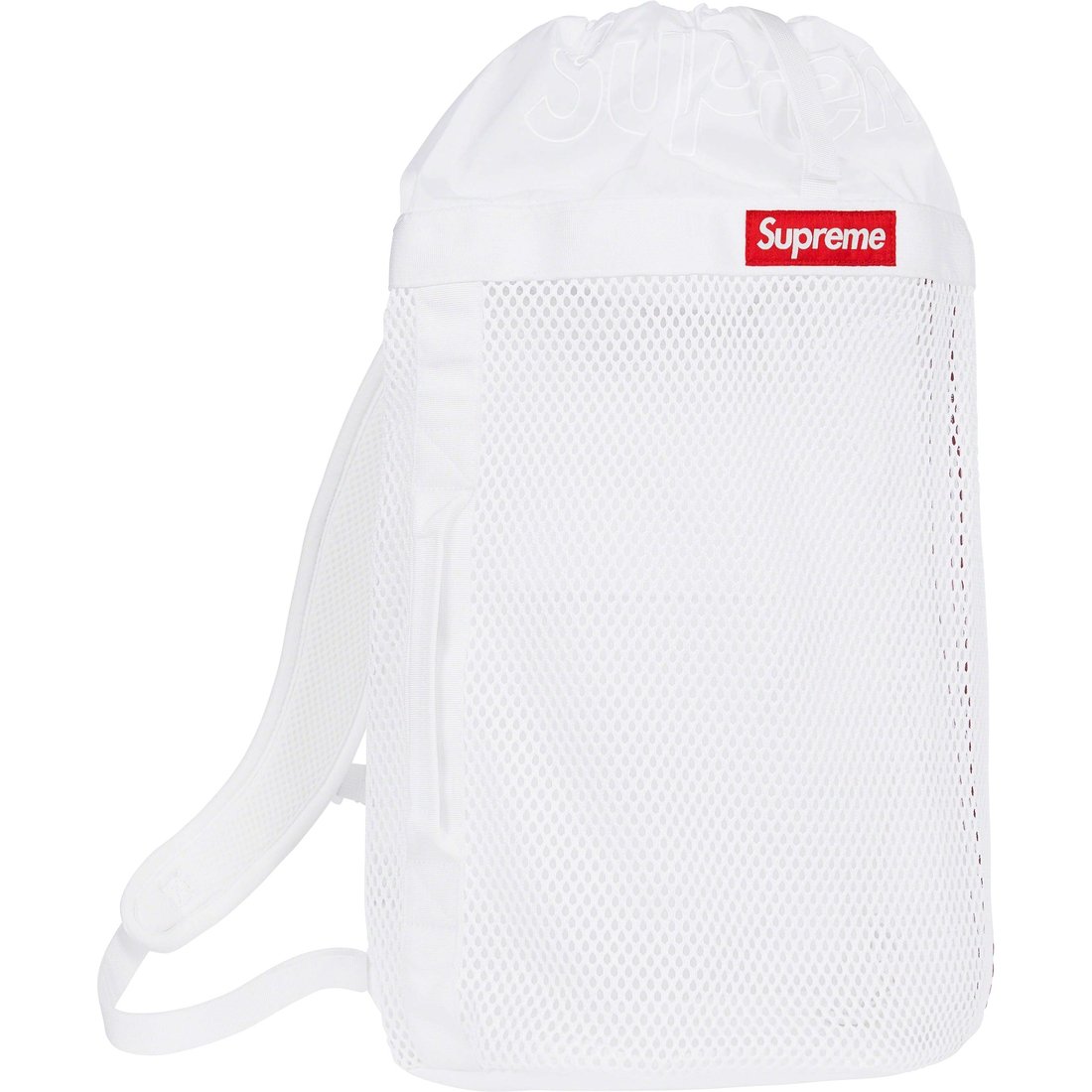 Details on Mesh Backpack White from spring summer
                                                    2023 (Price is $118)