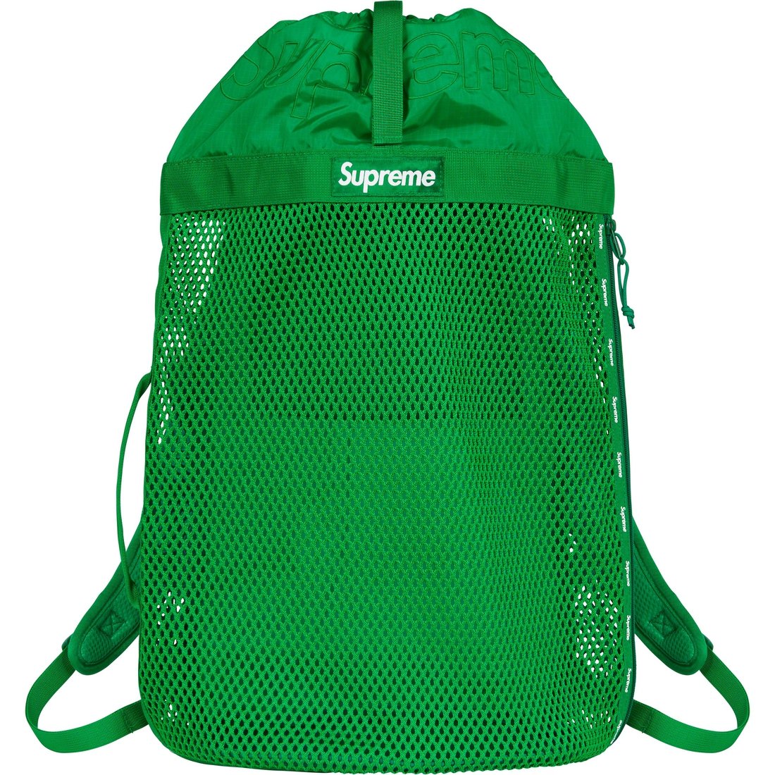 Details on Mesh Backpack Green from spring summer 2023 (Price is $118)