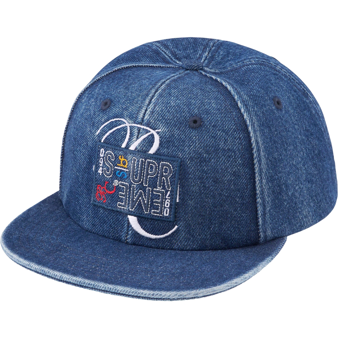 Details on Supreme Bernadette Corporation 6-Panel Denim from spring summer
                                                    2023 (Price is $48)