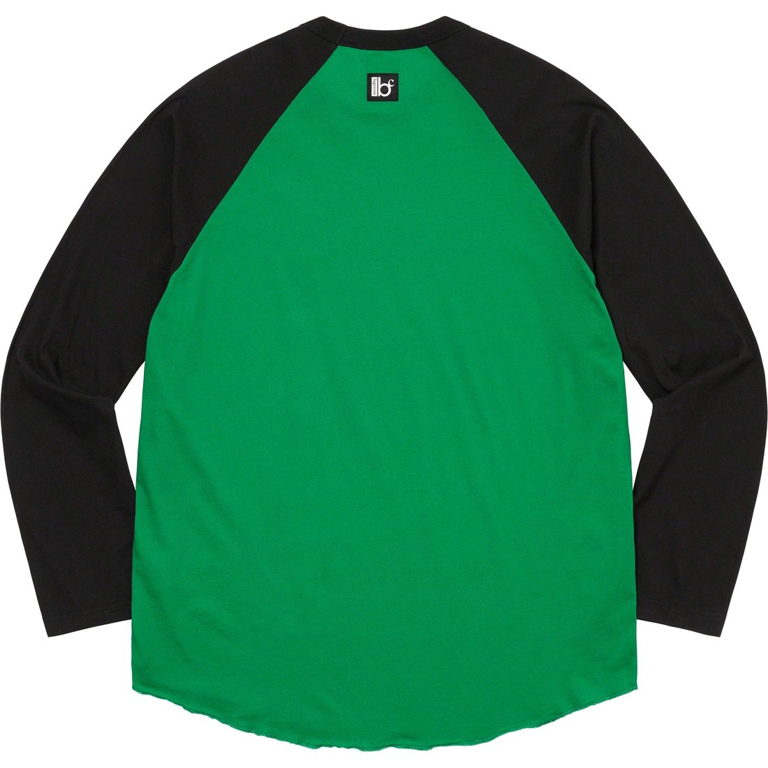 Details on Supreme Bernadette Corporation Raglan L S Top Green from spring summer
                                                    2023 (Price is $110)