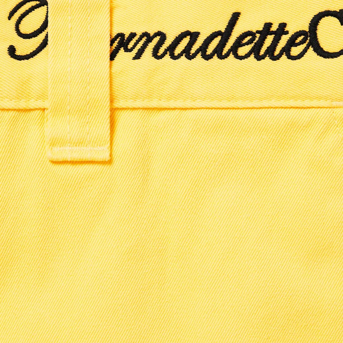 Details on Supreme Bernadette Corporation Work Short Yellow from spring summer
                                                    2023 (Price is $138)