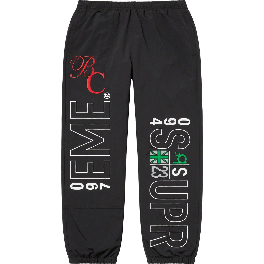 Details on Supreme Bernadette Corporation Track Pant Black from spring summer
                                                    2023 (Price is $158)