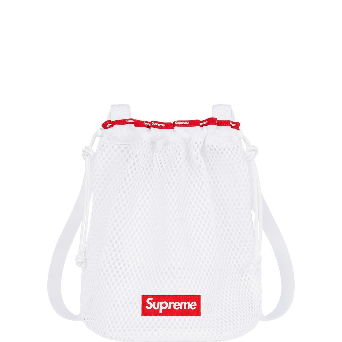 Details on Mesh Small Backpack White from spring summer
                                                    2023 (Price is $78)