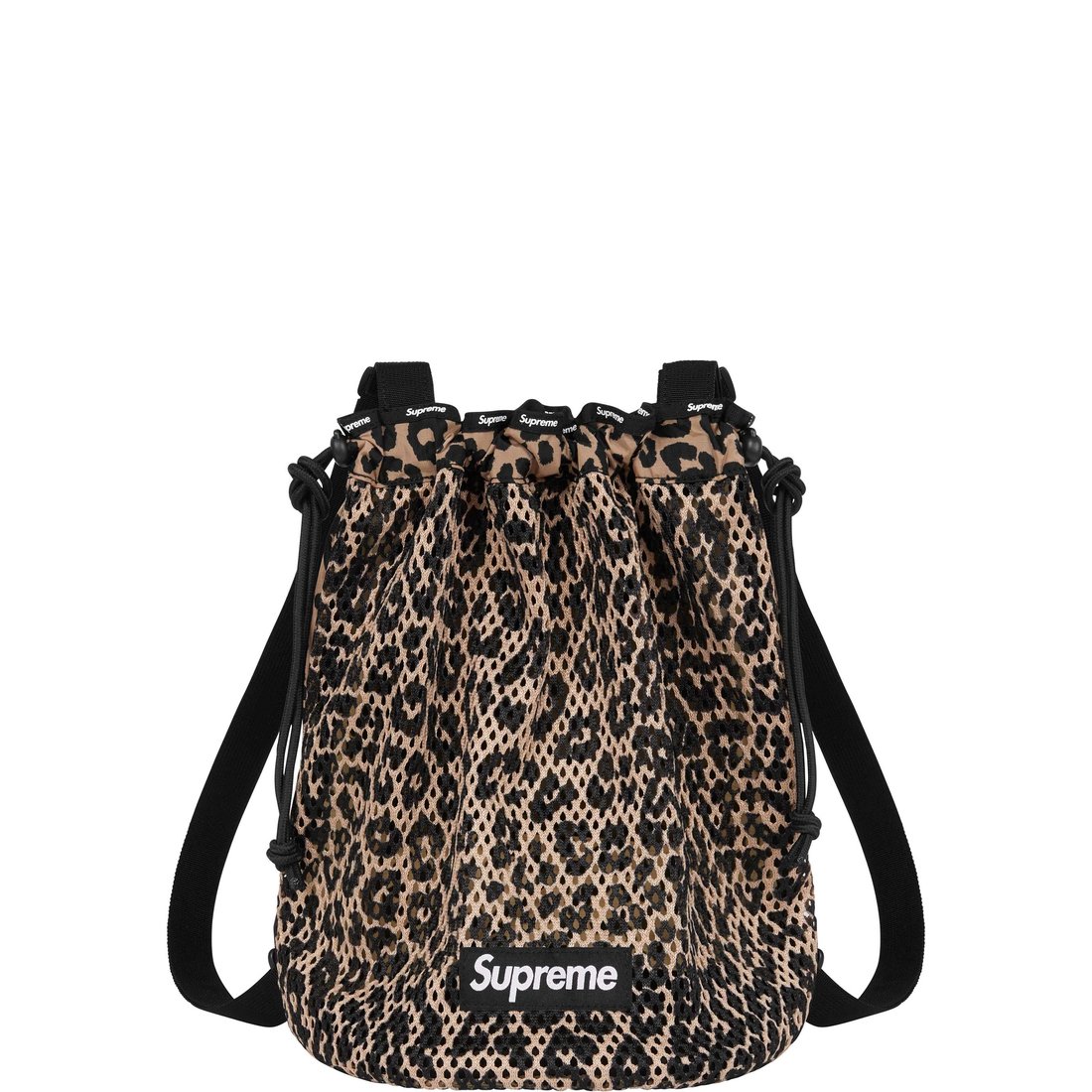 Details on Mesh Small Backpack Leopard from spring summer
                                                    2023 (Price is $78)