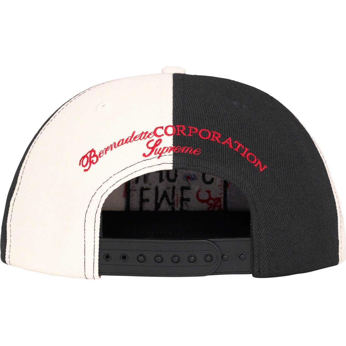 Details on Supreme Bernadette Corporation 6-Panel Black from spring summer
                                                    2023 (Price is $48)