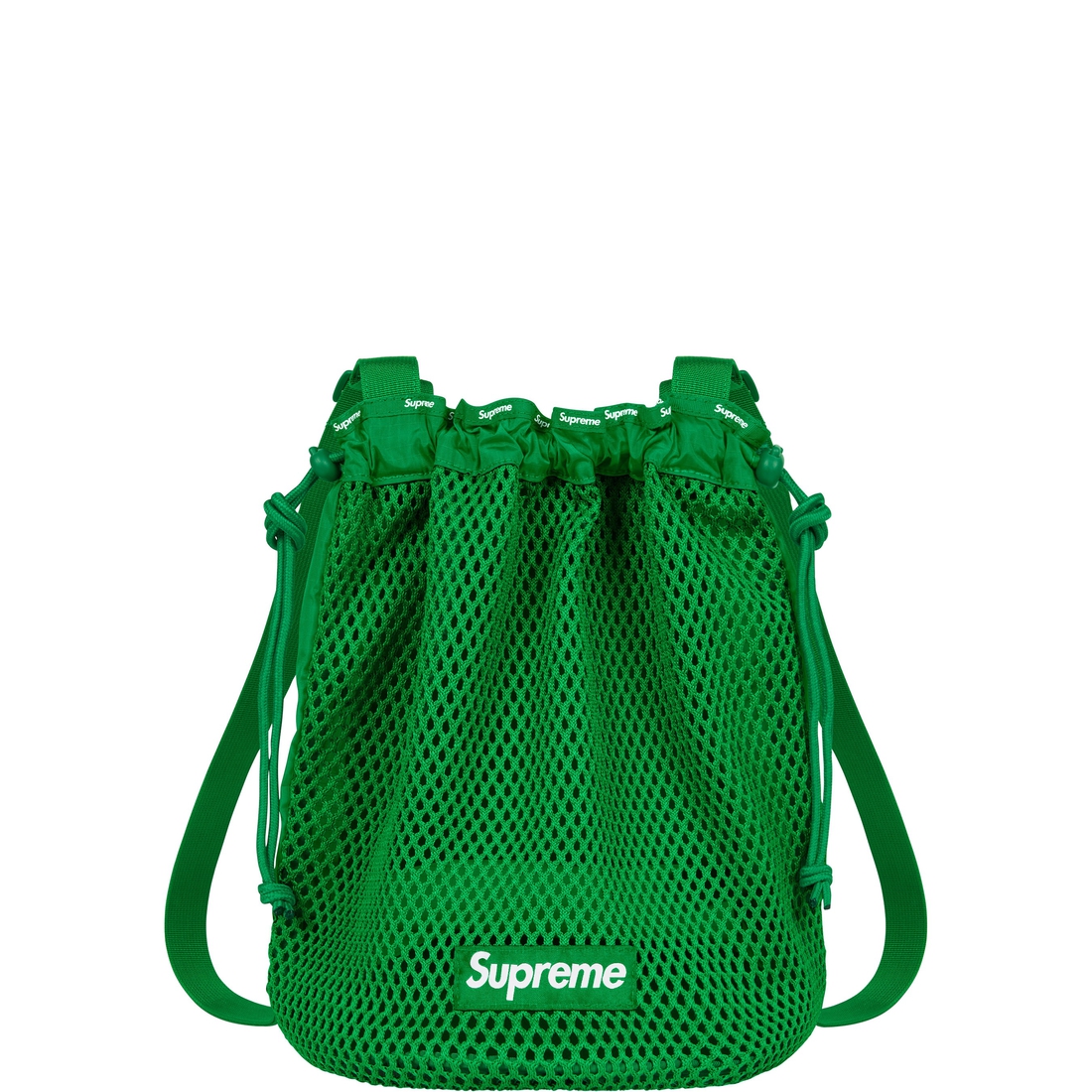 Details on Mesh Small Backpack Green from spring summer
                                                    2023 (Price is $78)