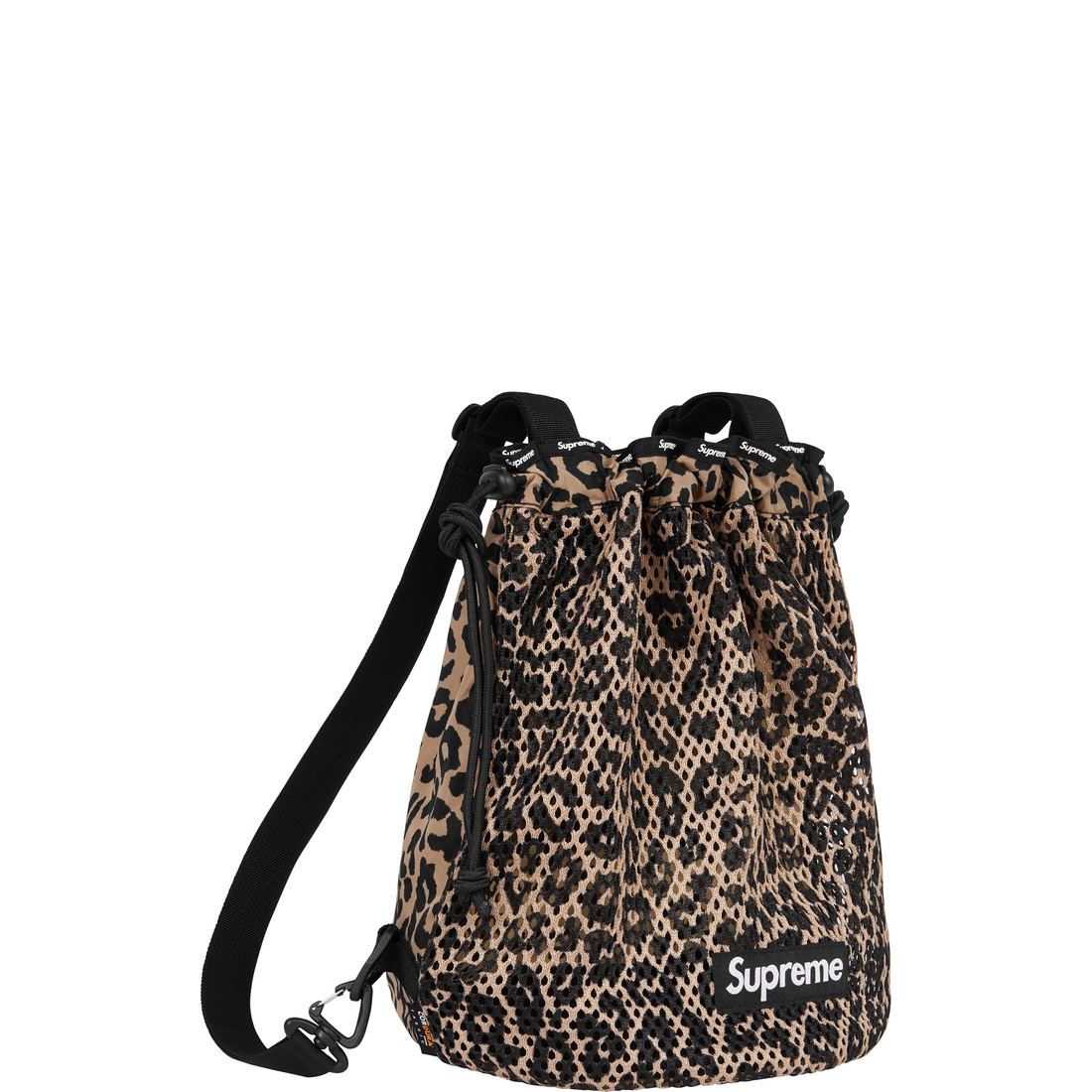 Details on Mesh Small Backpack Leopard from spring summer
                                                    2023 (Price is $78)